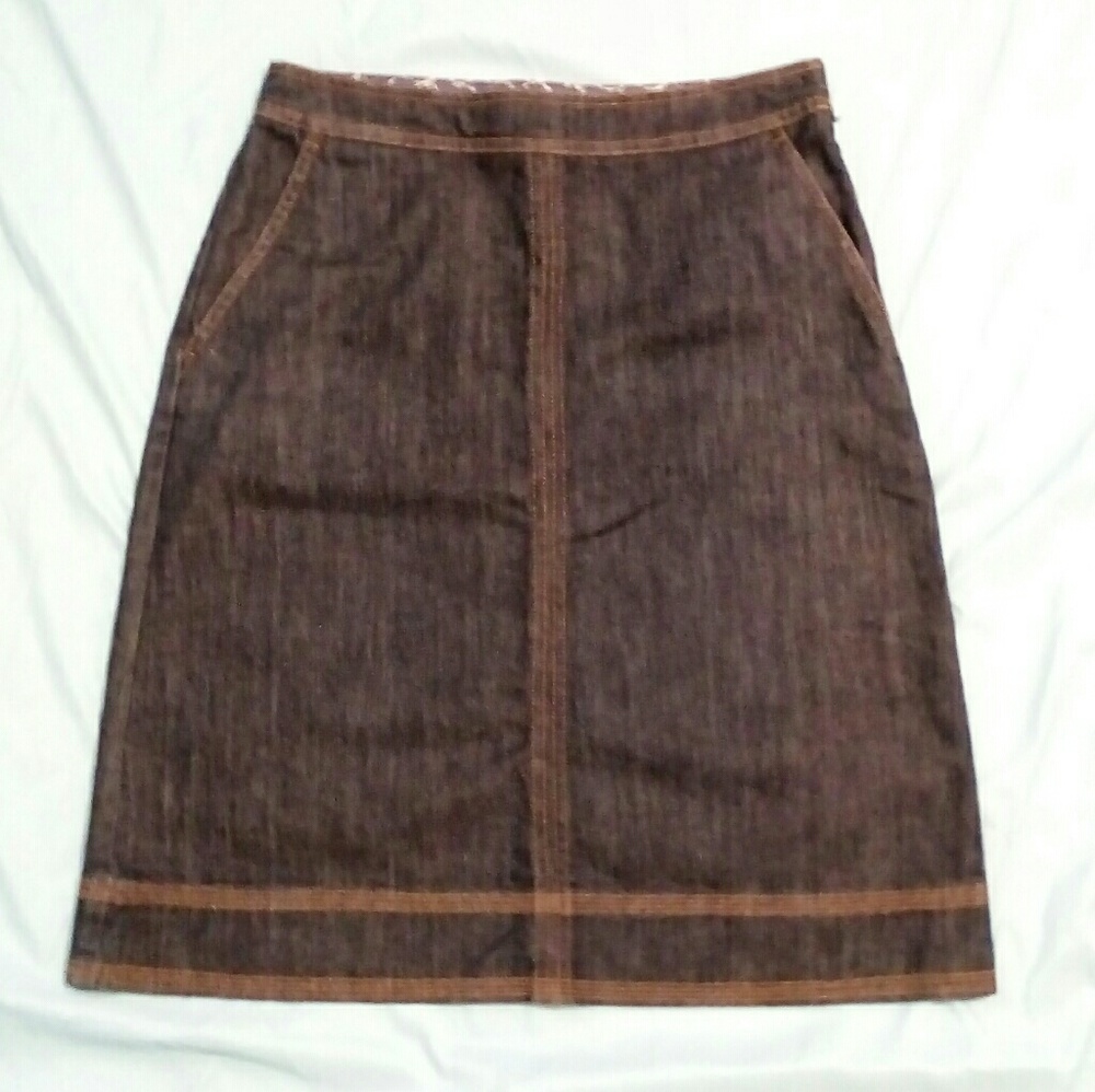 Boden Denim Skirt 6R
